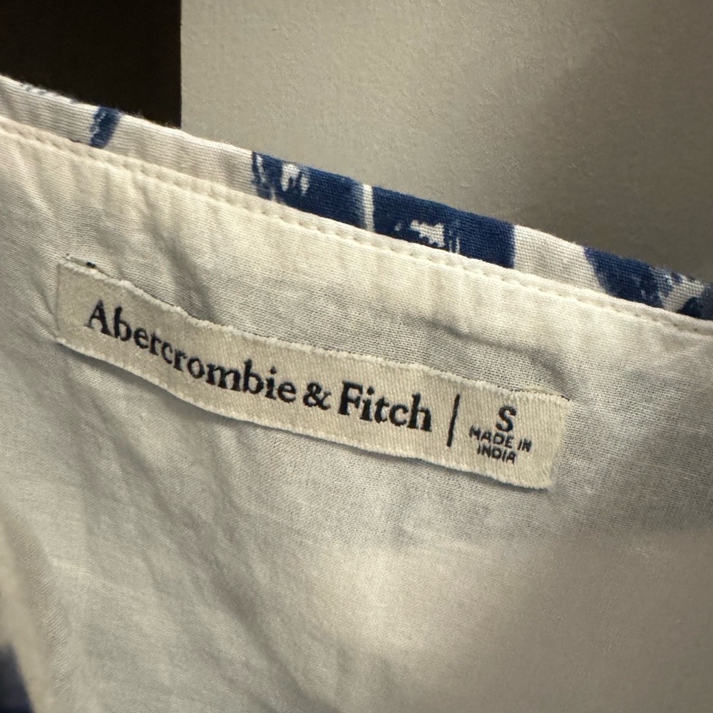 Abercrombie & Fitch Blue Floral Tank Top - Picture 5 of 7